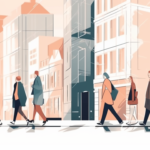 People walking in the street (c) Nos Alpes IA